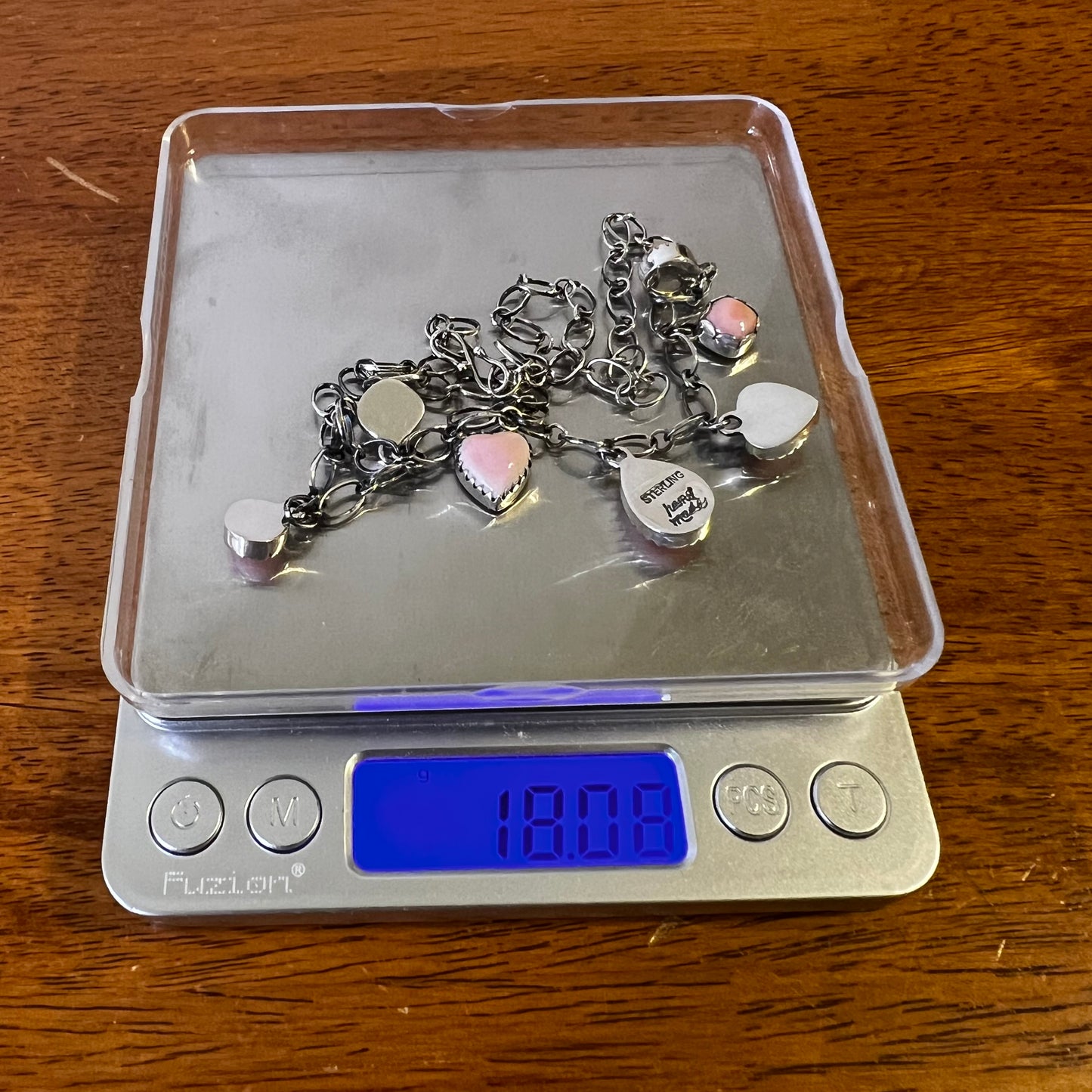 Queen Conch Sterling Silver Charm Necklace