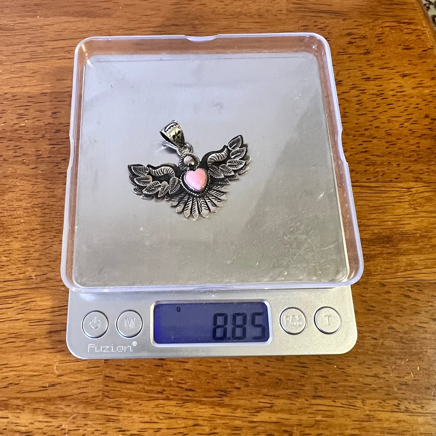 Queen Conch Heart Eagle Pendant