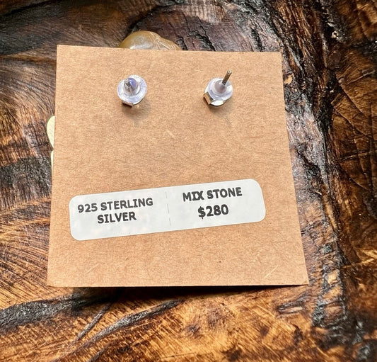 925 Sterling Silver Turquoise Cow Head Earrings Large Western Statement