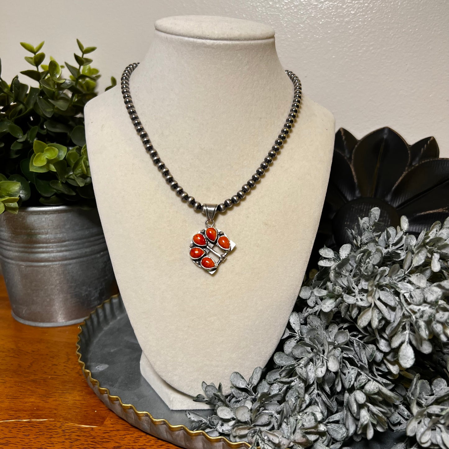 Spiny Oyster Belt Buckle Pendant in Sterling Silver