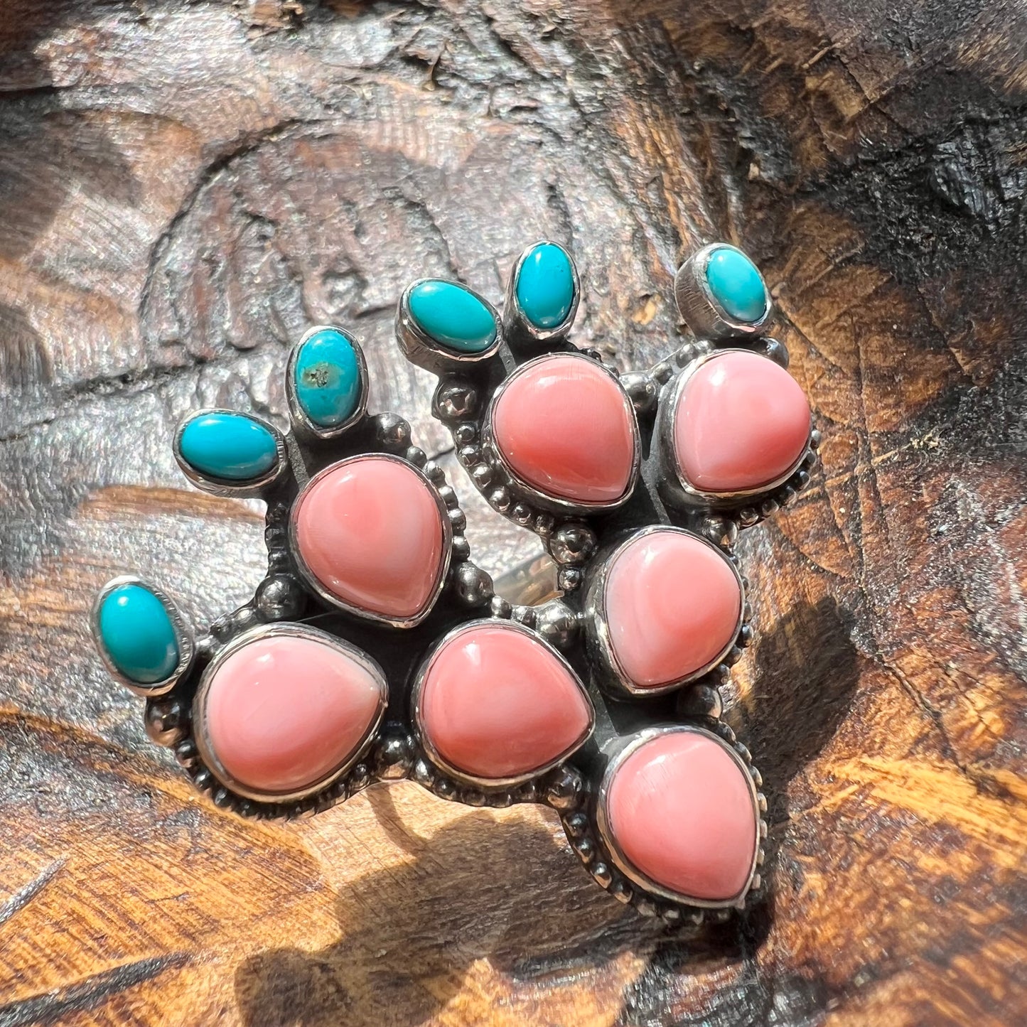 Queen Conch Cactus Statement Ring – Size 9.5