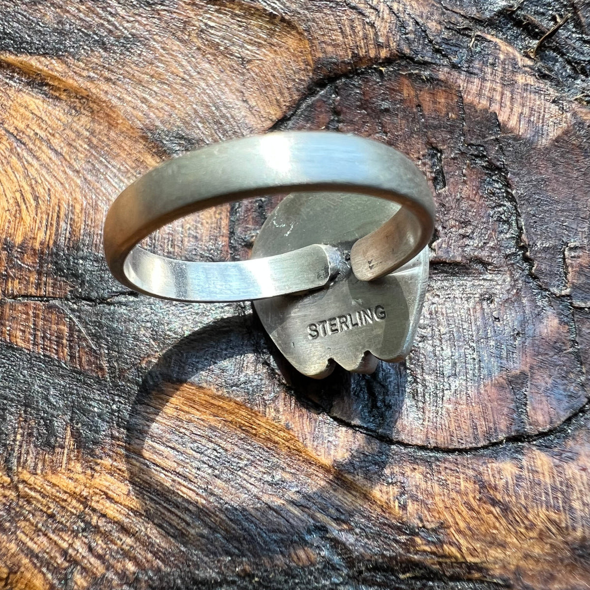 Sterling Silver Horseshoe Statement Ring – Turquoise, Spiny Oyster & Queen Conch Options