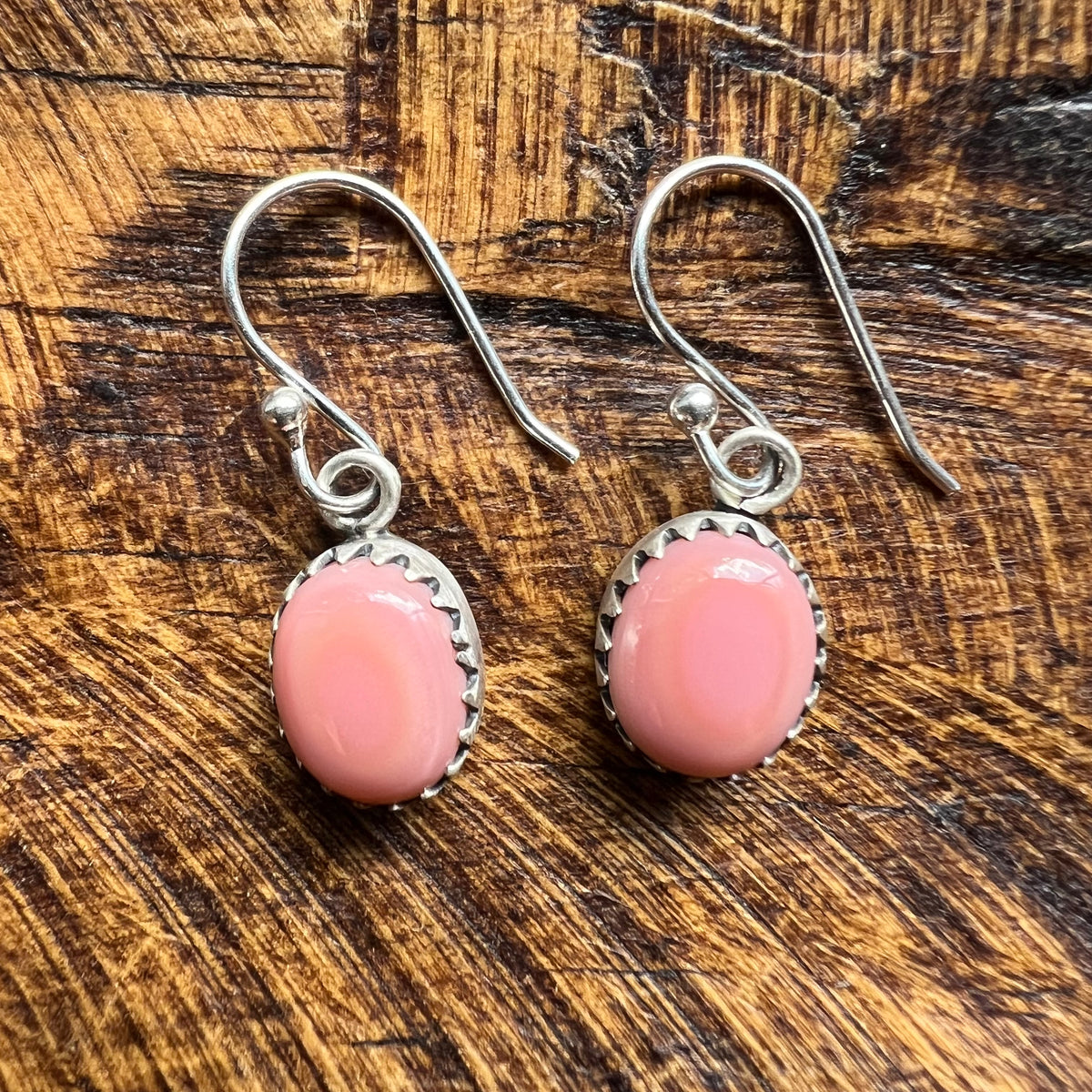 Sterling Silver Everyday Dangle Earrings – Queen Conch, Turquoise or Spiny Oyster