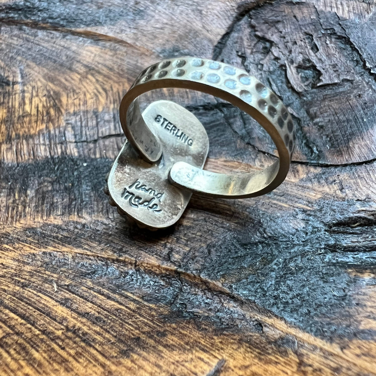 Sterling Silver | Spiny Oyster Double Stone Ring Size 9