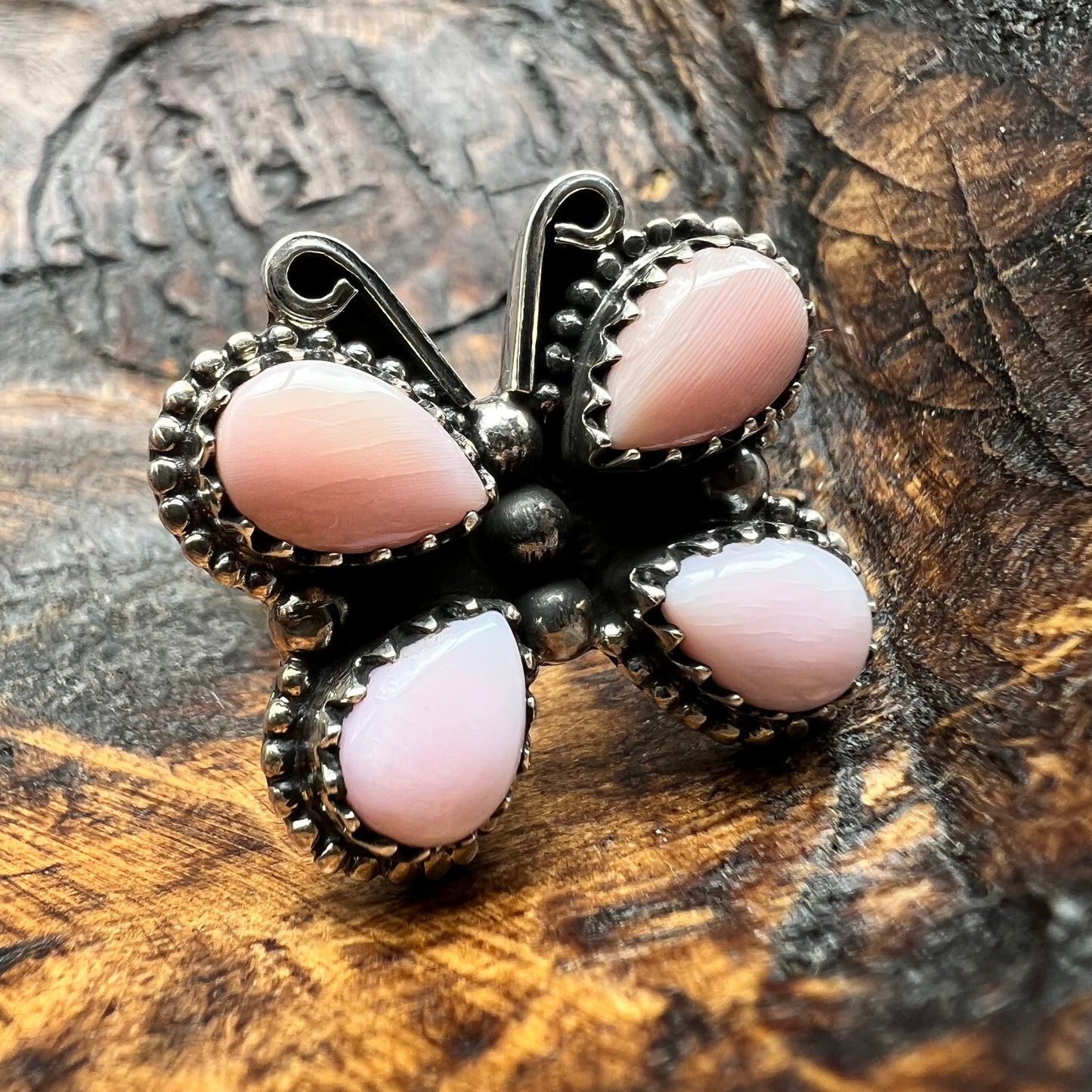 Sterling Silver Queen Conch Butterfly Ring — Size 7