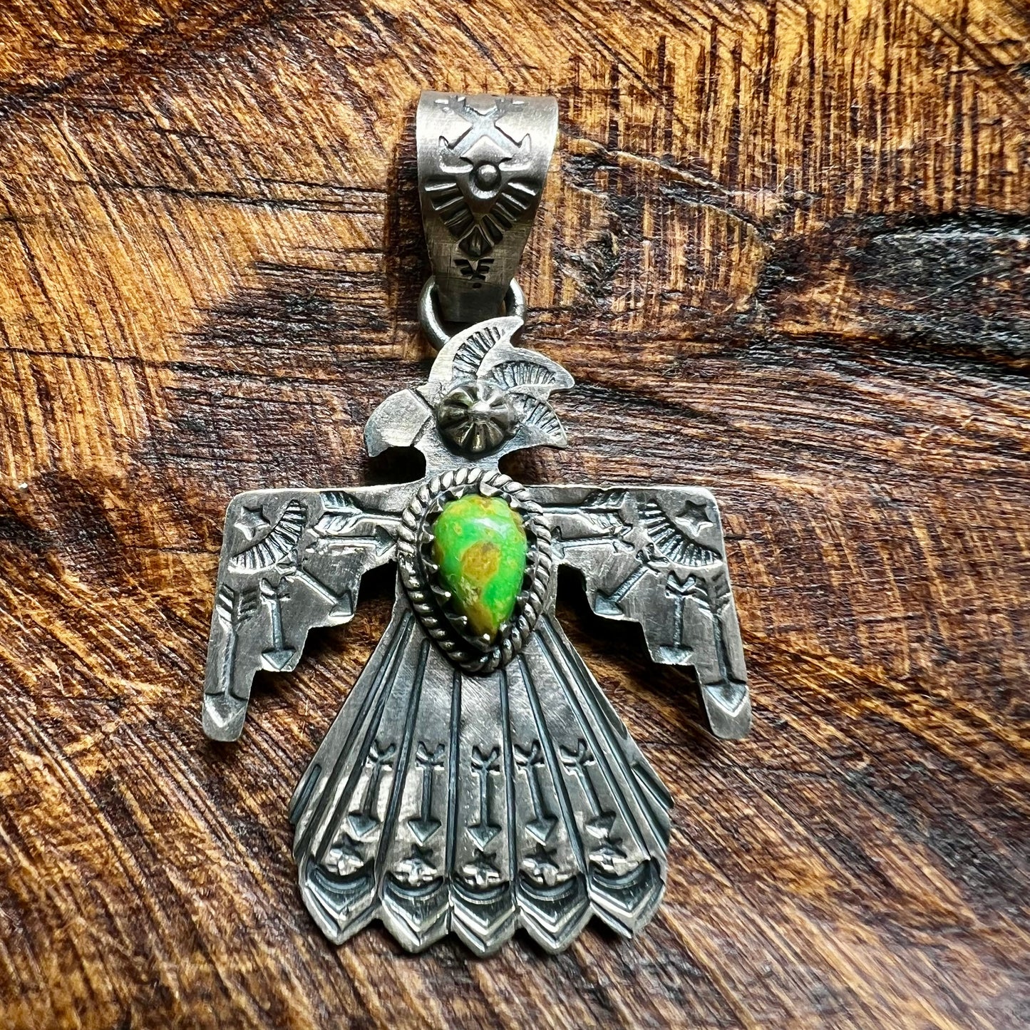 Sterling Silver Sonoran Gold Thunderbird Pendant