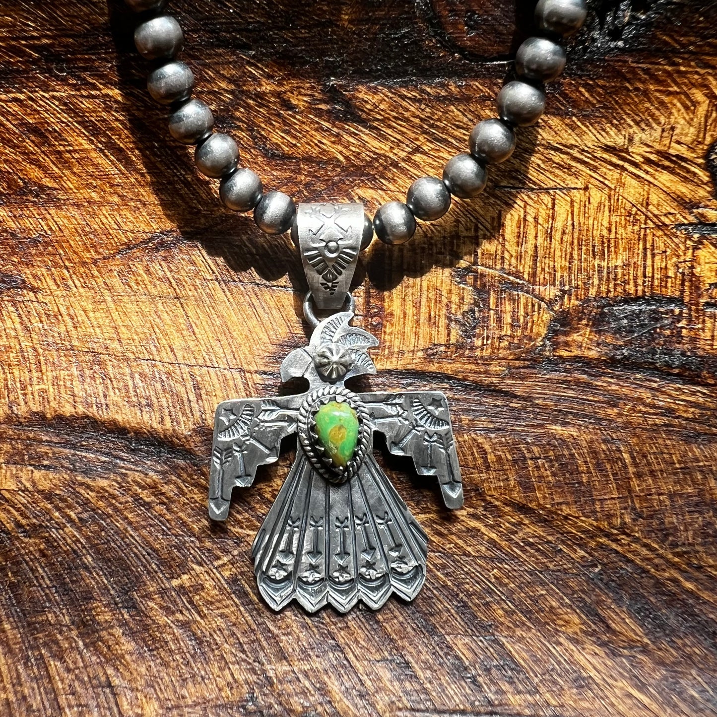 Sterling Silver Sonoran Gold Thunderbird Pendant