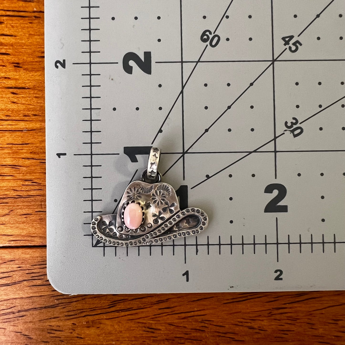 Sterling Silver | Queen Conch Cowboy  Hat Pendant