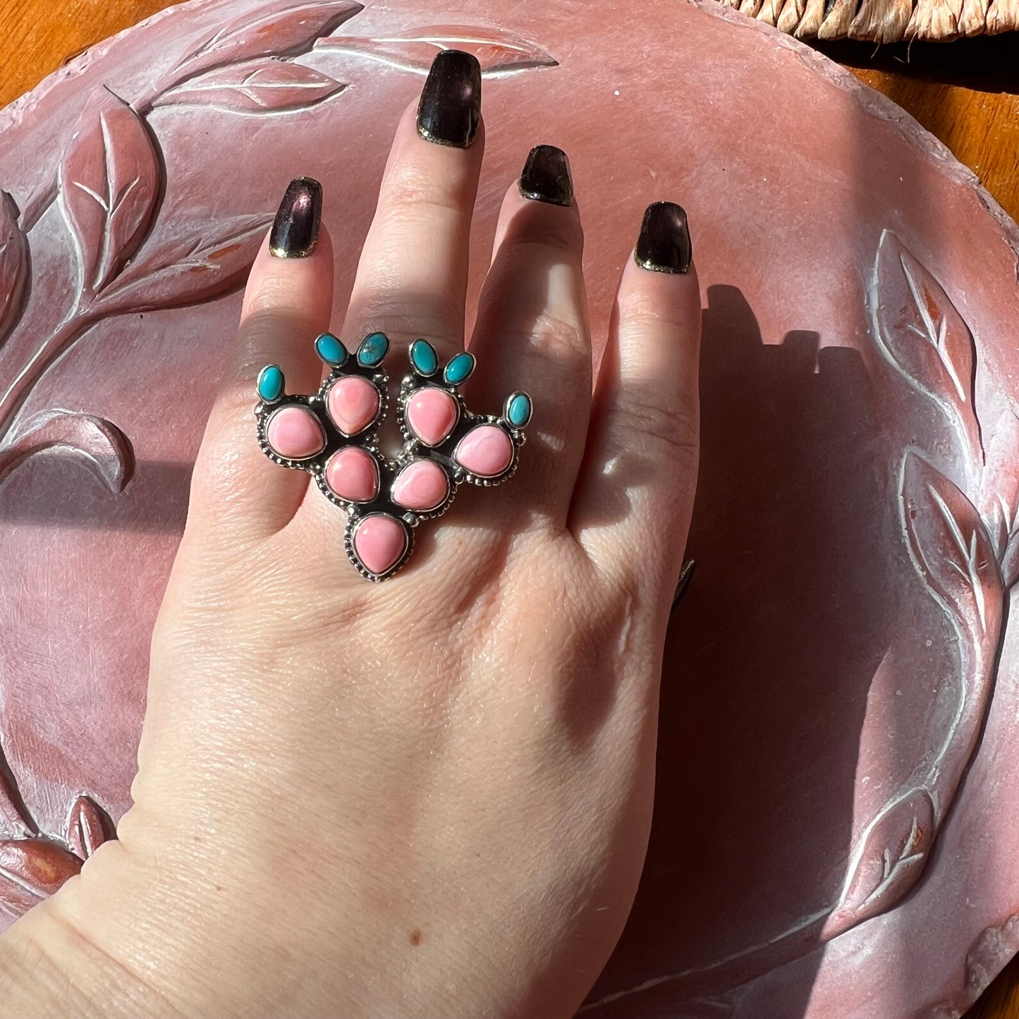 Queen Conch Cactus Statement Ring – Size 9.5