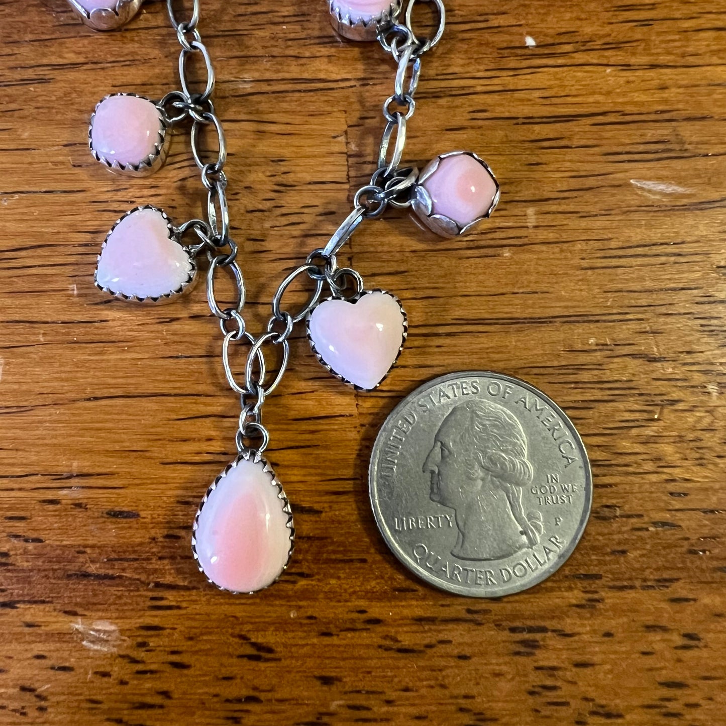 Queen Conch Sterling Silver Charm Necklace