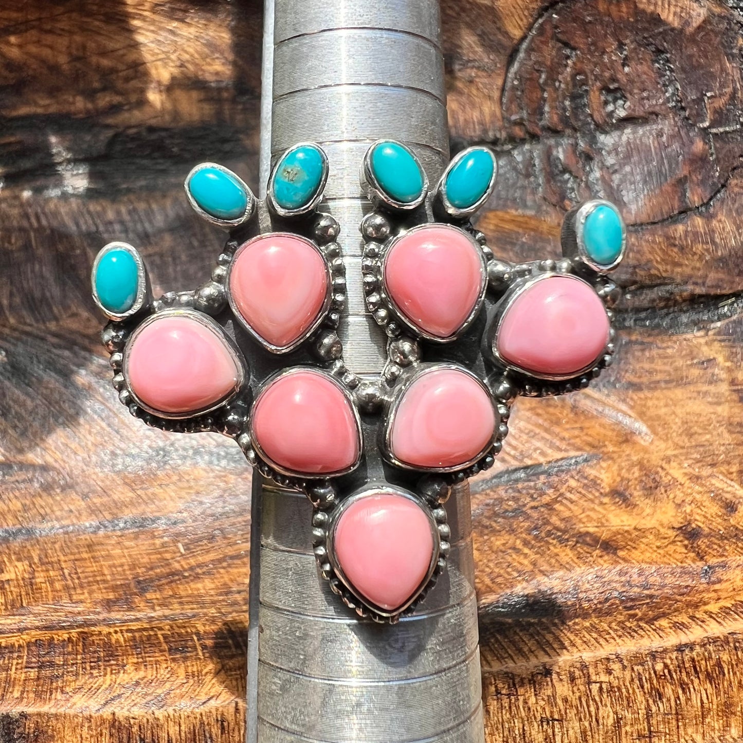 Queen Conch Cactus Statement Ring – Size 9.5