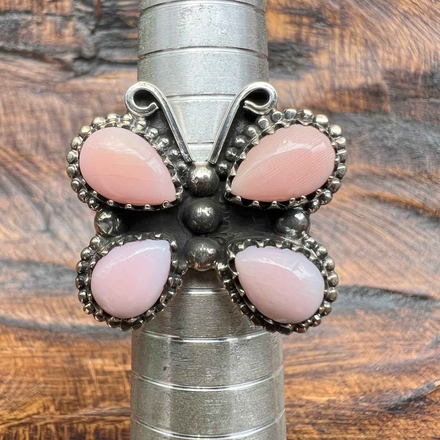 Sterling Silver Queen Conch Butterfly Ring — Size 7