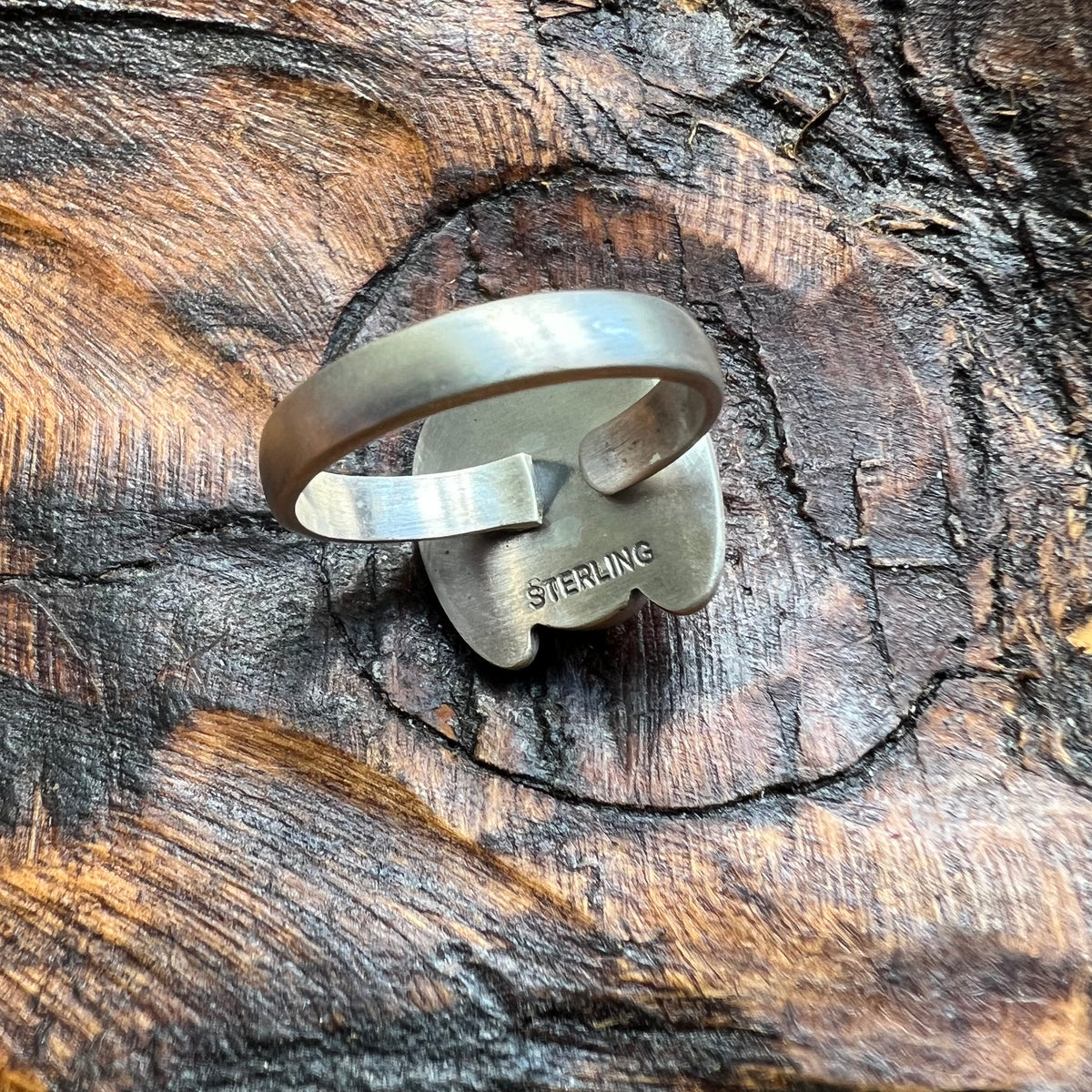 Sterling Silver Horseshoe Statement Ring – Turquoise, Spiny Oyster & Queen Conch Options