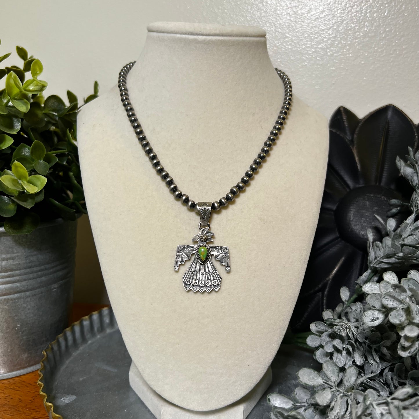 Sterling Silver Sonoran Gold Thunderbird Pendant