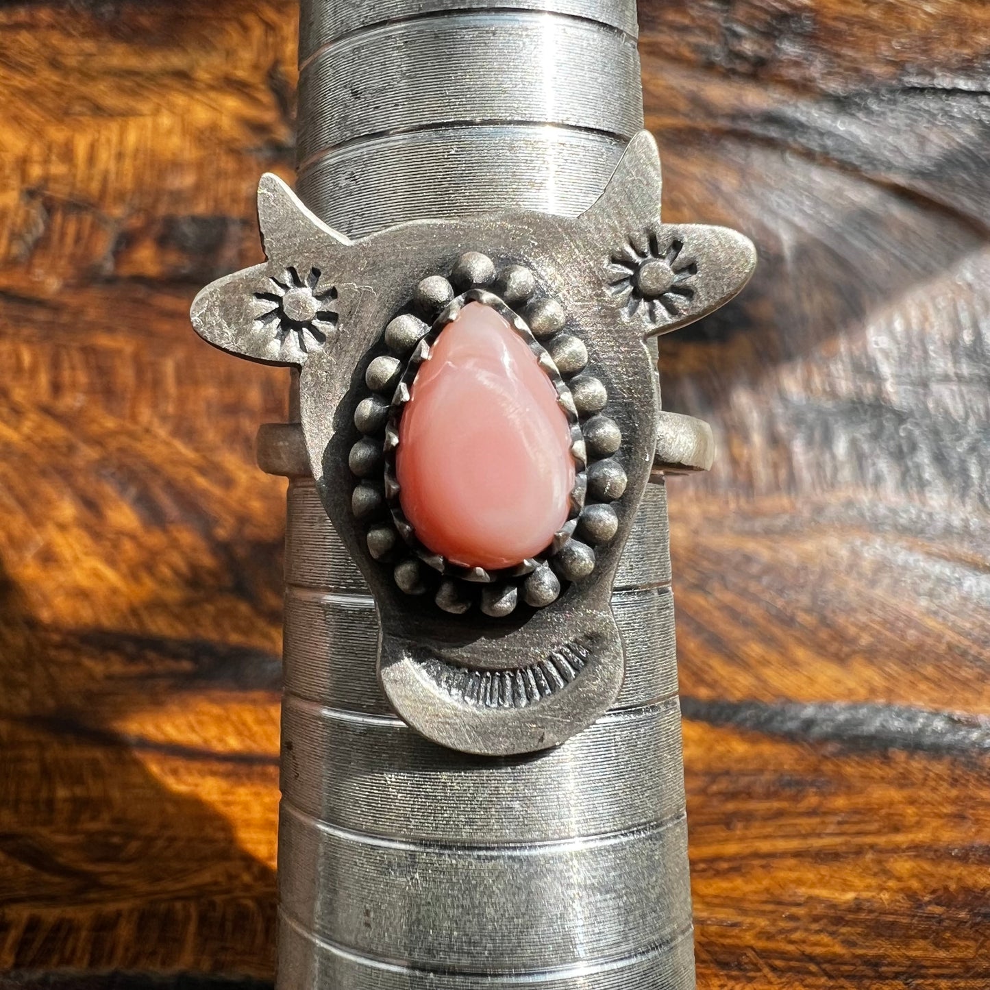 Sterling Silver Queen Conch Cow Ring