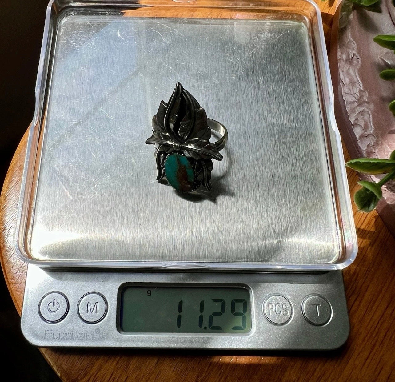 Kingman Turquoise Statement Ring – Sterling Silver