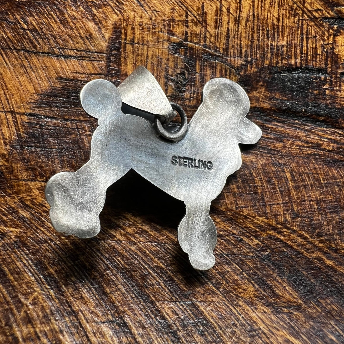 Sterling Silver Queen Conch Poodle Pendant