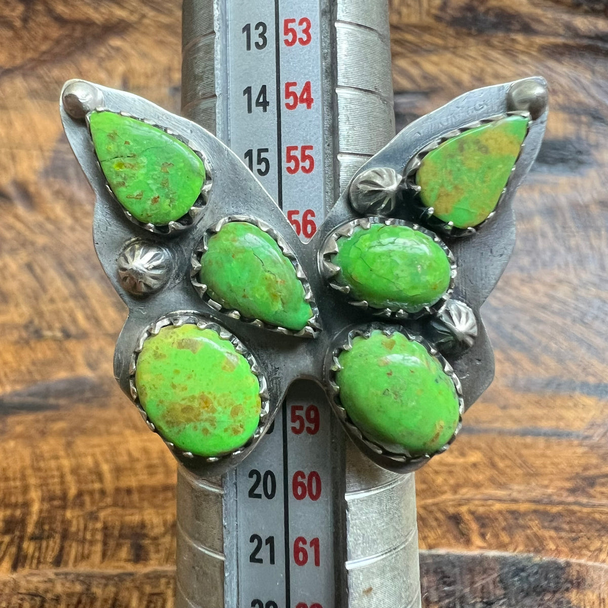 Sterling Silver Butterfly Cluster Ring – Sonoran Gold or Queen Conch