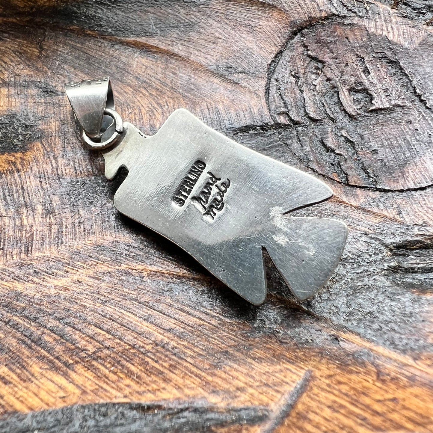Queen Conch Thunderbird Pendant