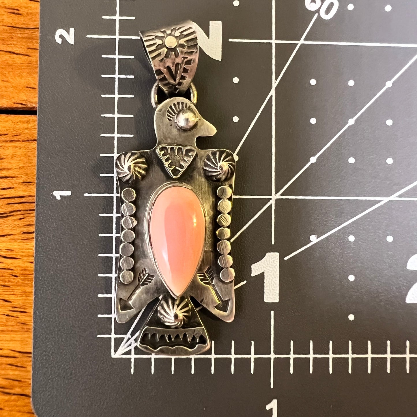 Queen Conch Thunderbird Pendant
