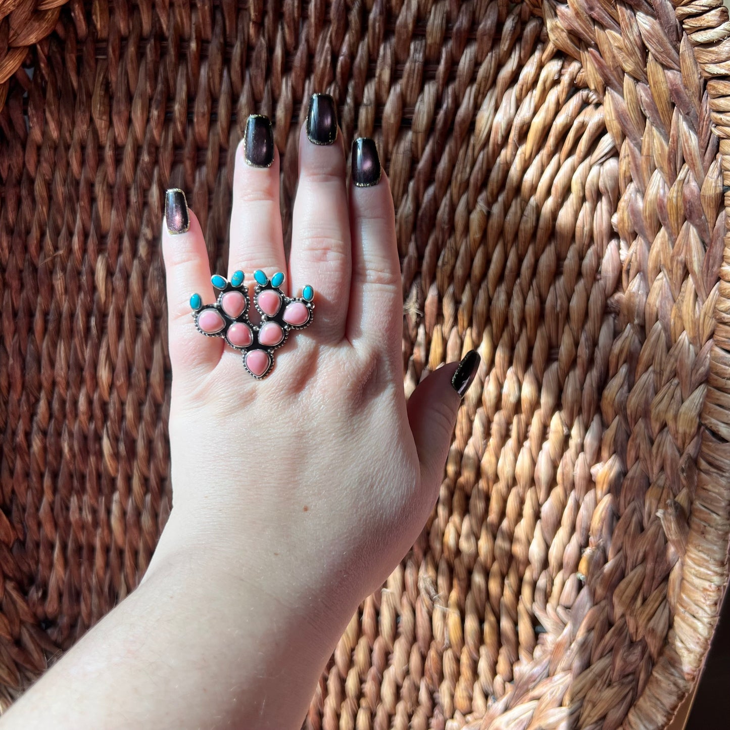 Queen Conch Cactus Statement Ring – Size 9.5