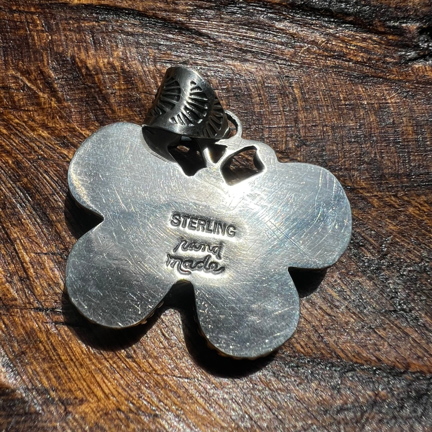 Kingman Turquoise Butterfly Pendant – Sterling Silver