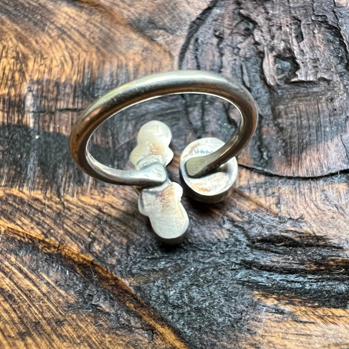 Sterling Silver Queen Conch & Mother of Pearl Floating Ring – Size 7