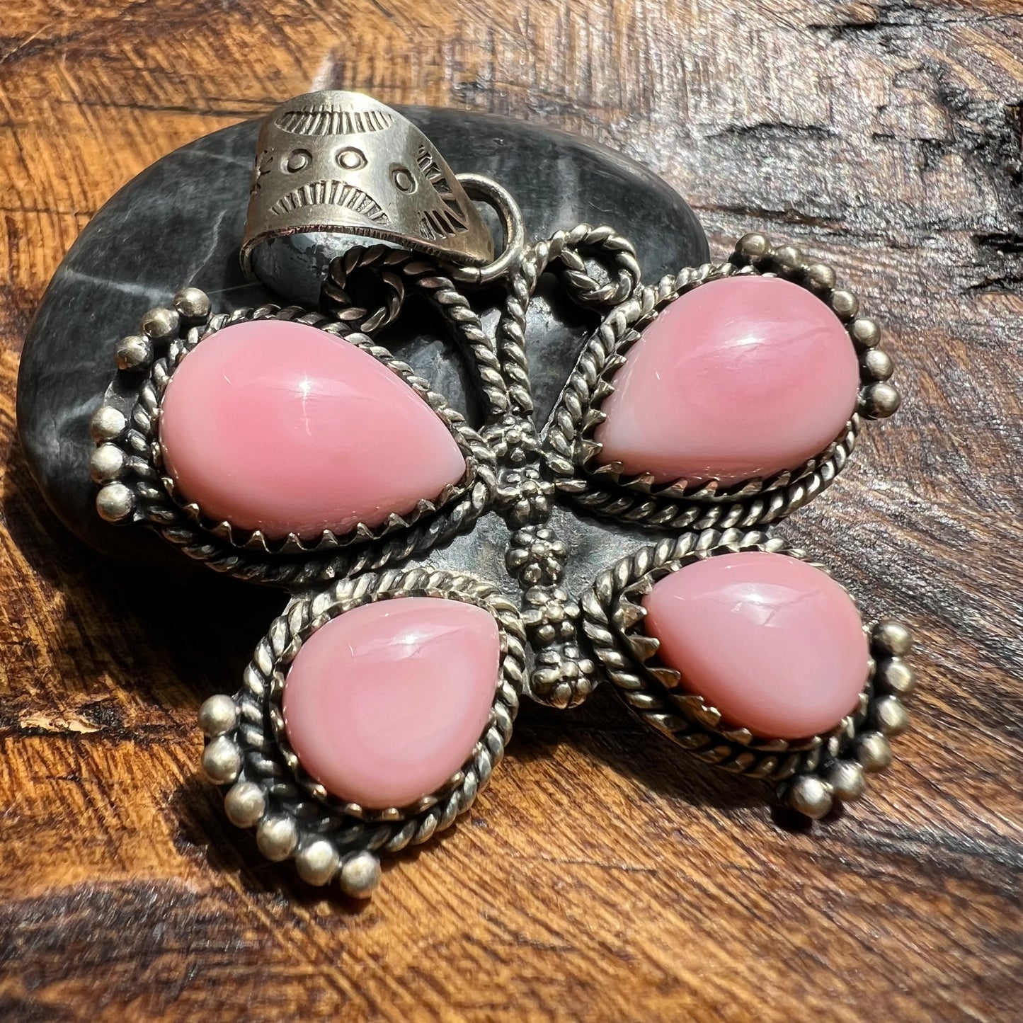 Sterling Silver Queen Conch Butterfly Pendant