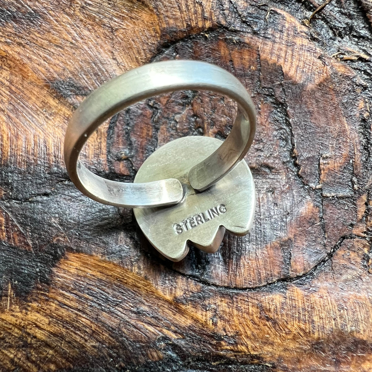 Sterling Silver Horseshoe Statement Ring – Turquoise, Spiny Oyster & Queen Conch Options