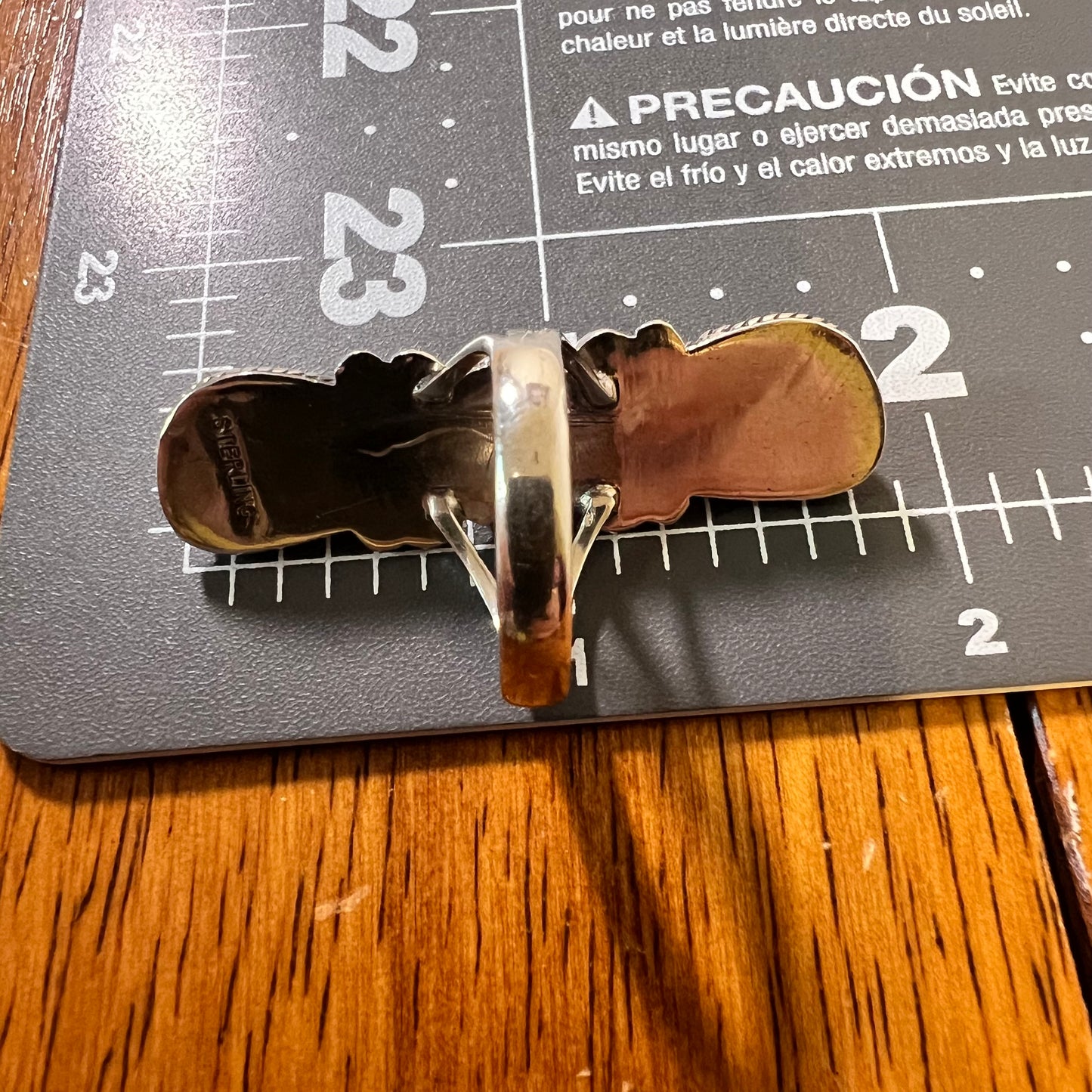 Triple Spiny Oyster Sterling Silver Statement Ring — Bold Southwestern Design