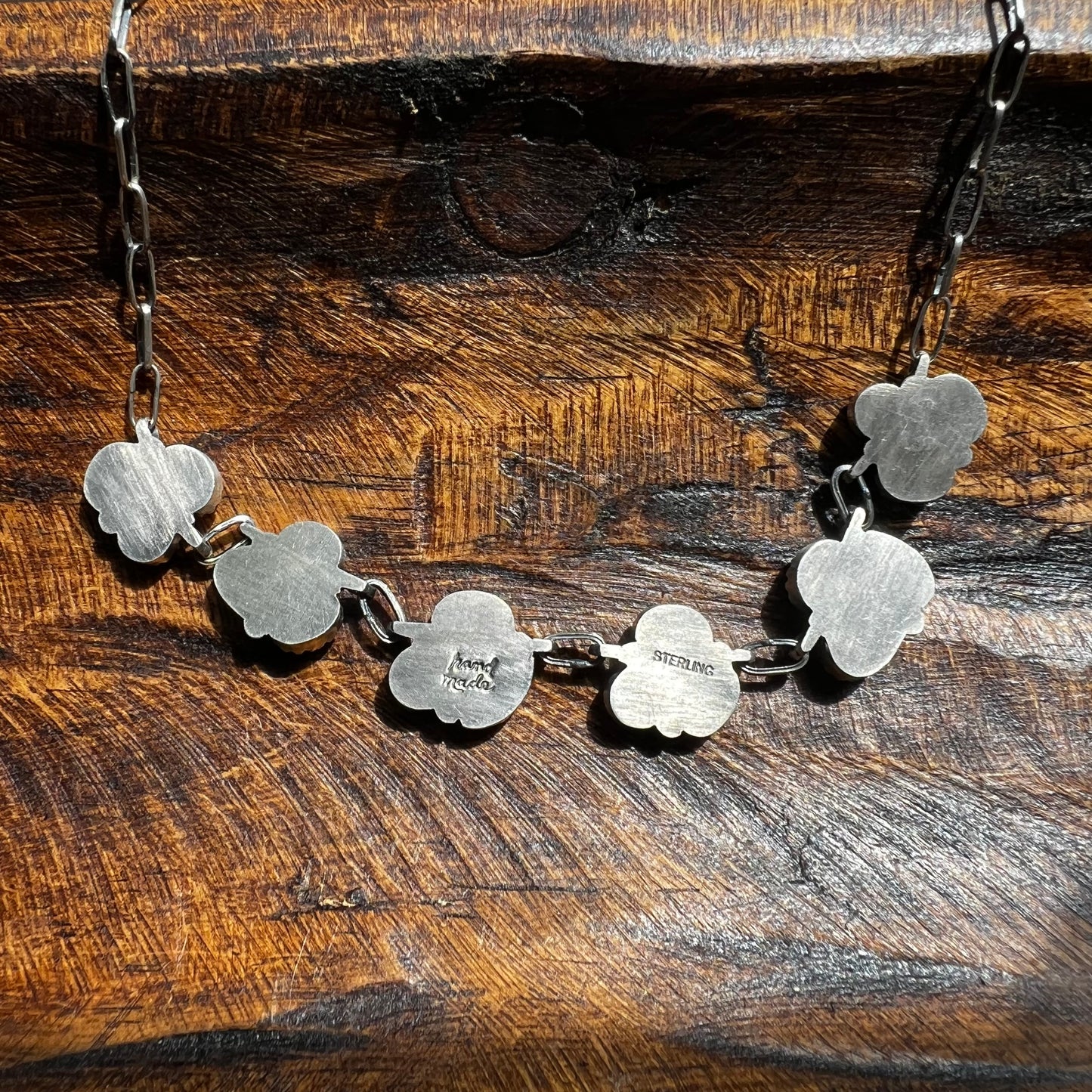 Sterling Silver Multi-Stone Choker Necklace