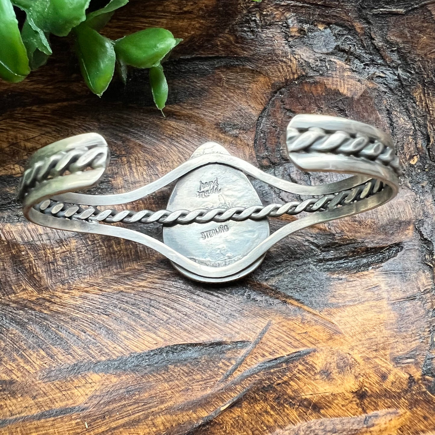 Sterling Silver & Kingman Turquoise Statement Cuff