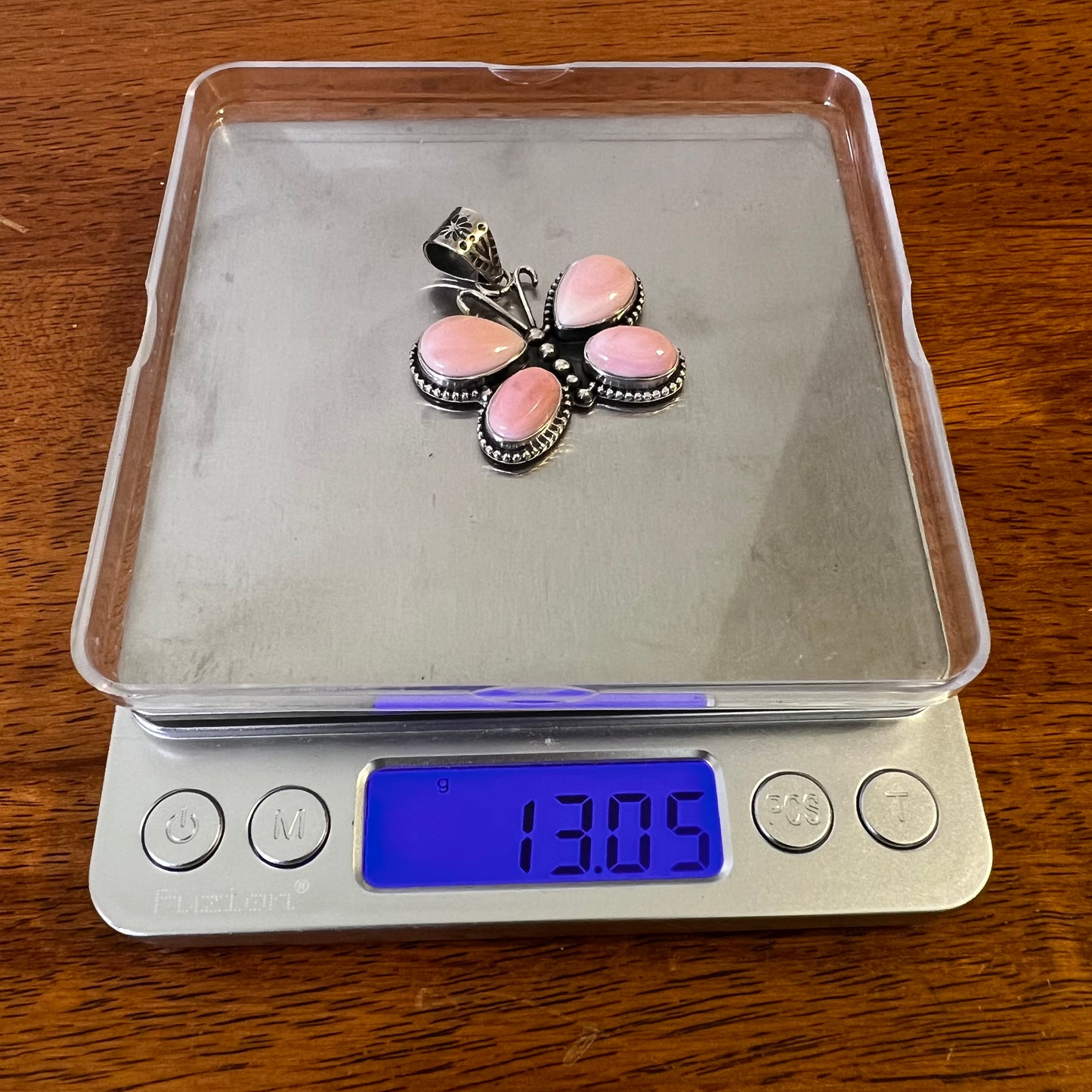 Queen Conch Butterfly Pendant – Sterling Silver Southwestern Statement