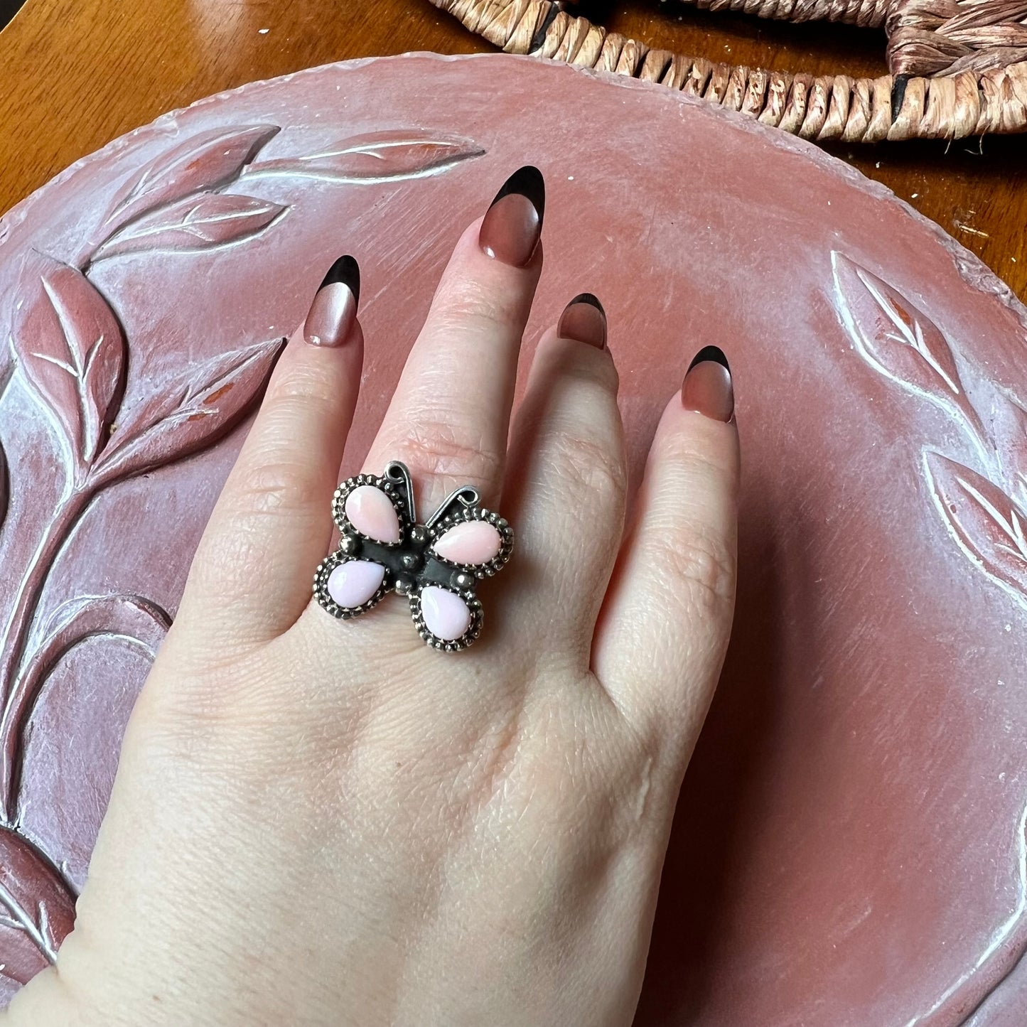 Sterling Silver Queen Conch Butterfly Ring — Size 7