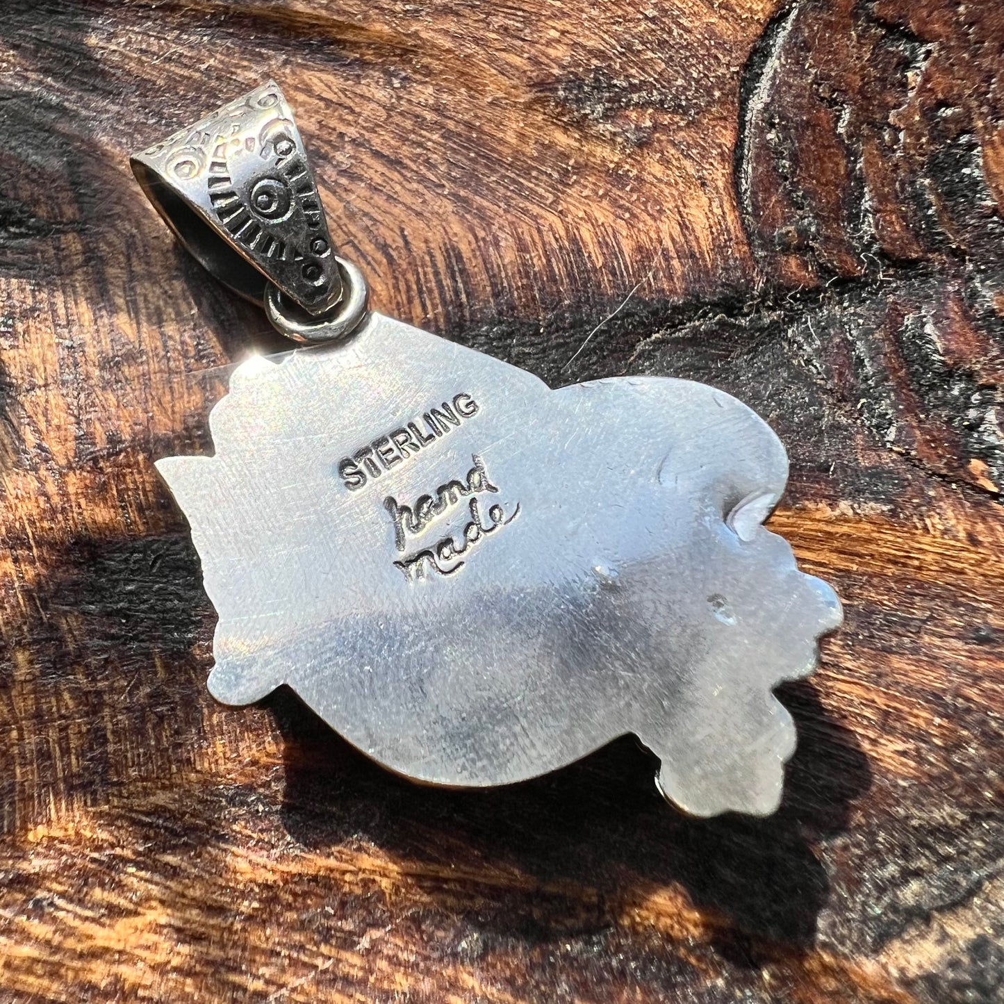 ✨ Sterling Silver Kingman Turquoise Pendant