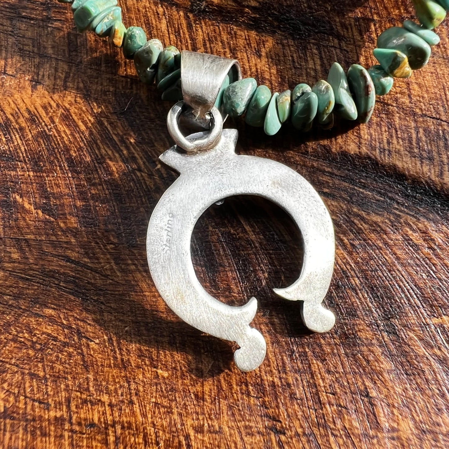 Sam Yellowhair Kingman Turquoise Naja Necklace
