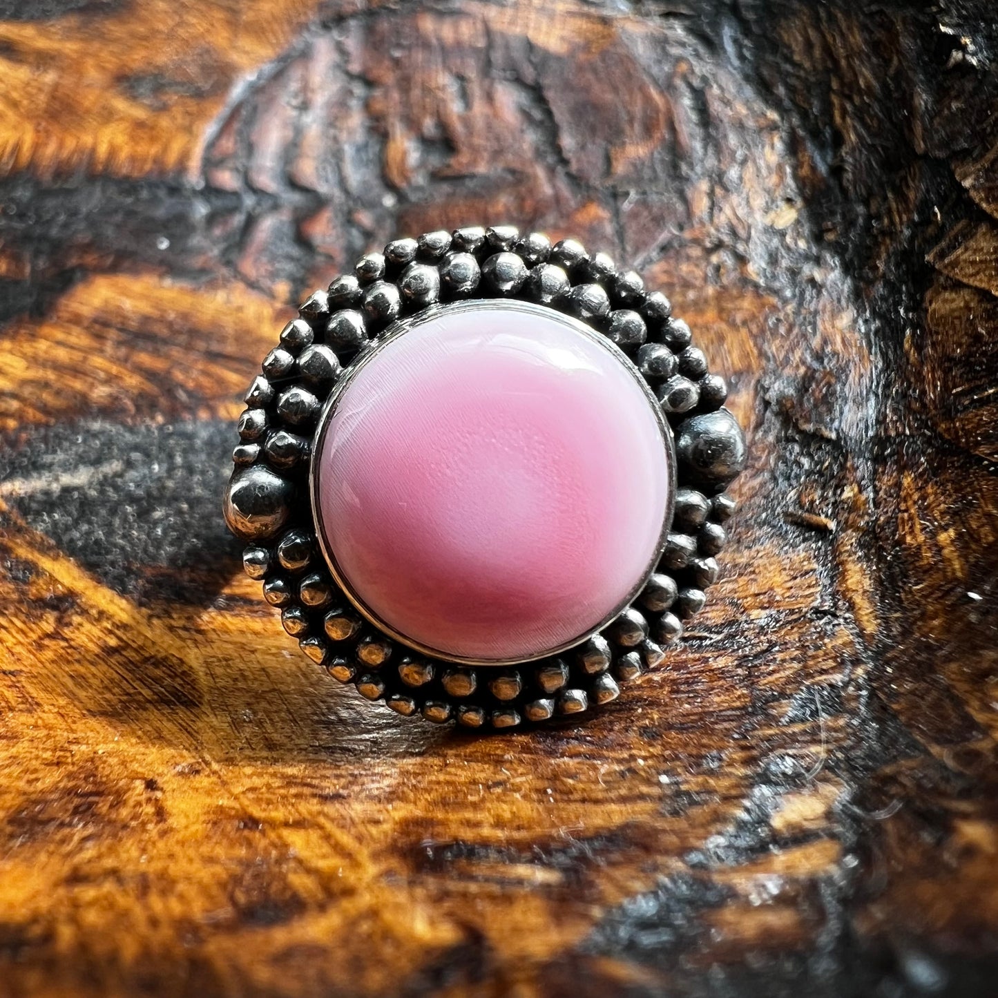 Sterling Silver Queen Conch Ring Size 8