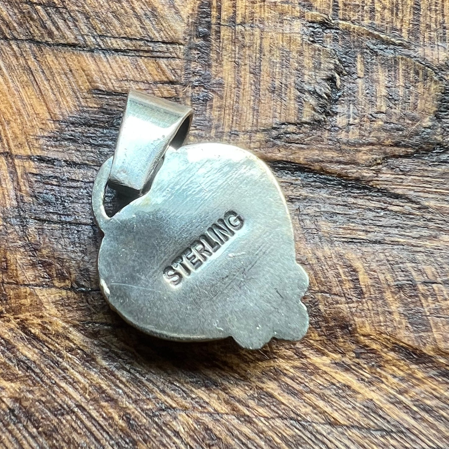 Sterling Silver Spiny Oyster Heart Pendant