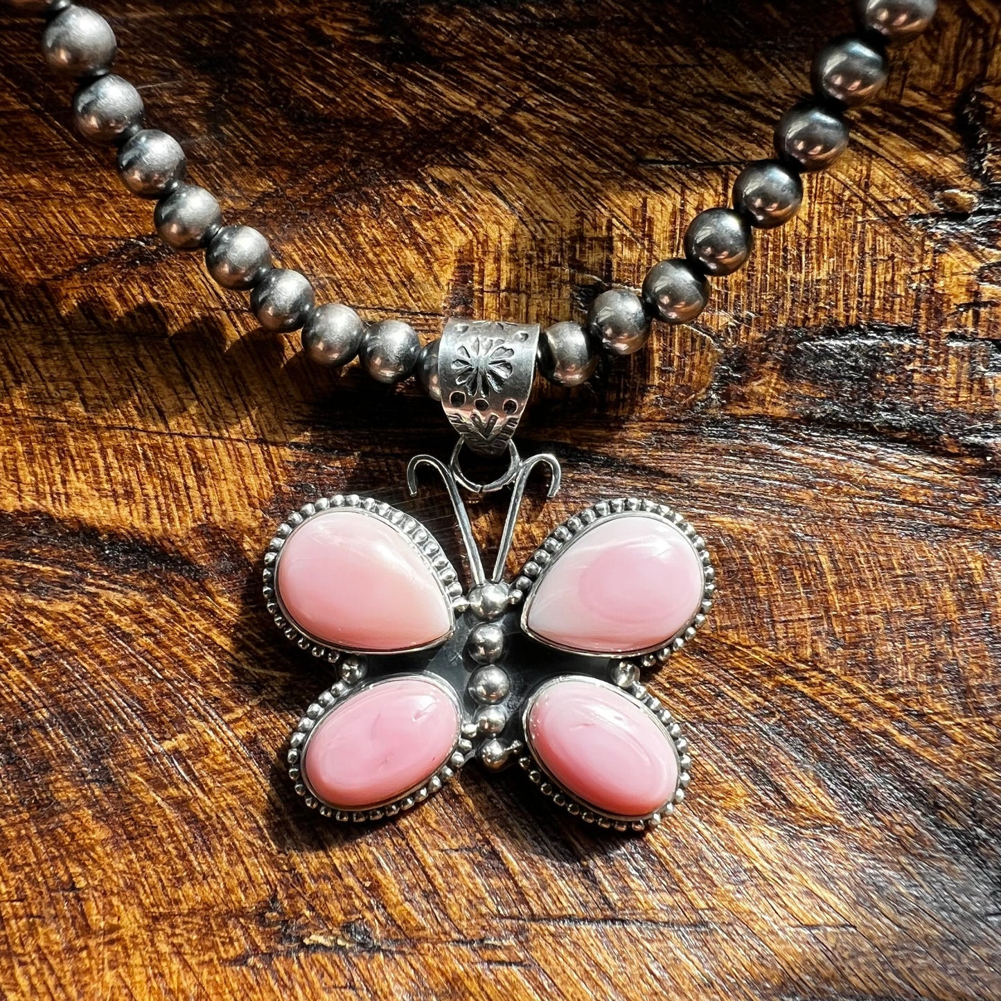 Queen Conch Butterfly Pendant – Sterling Silver Southwestern Statement