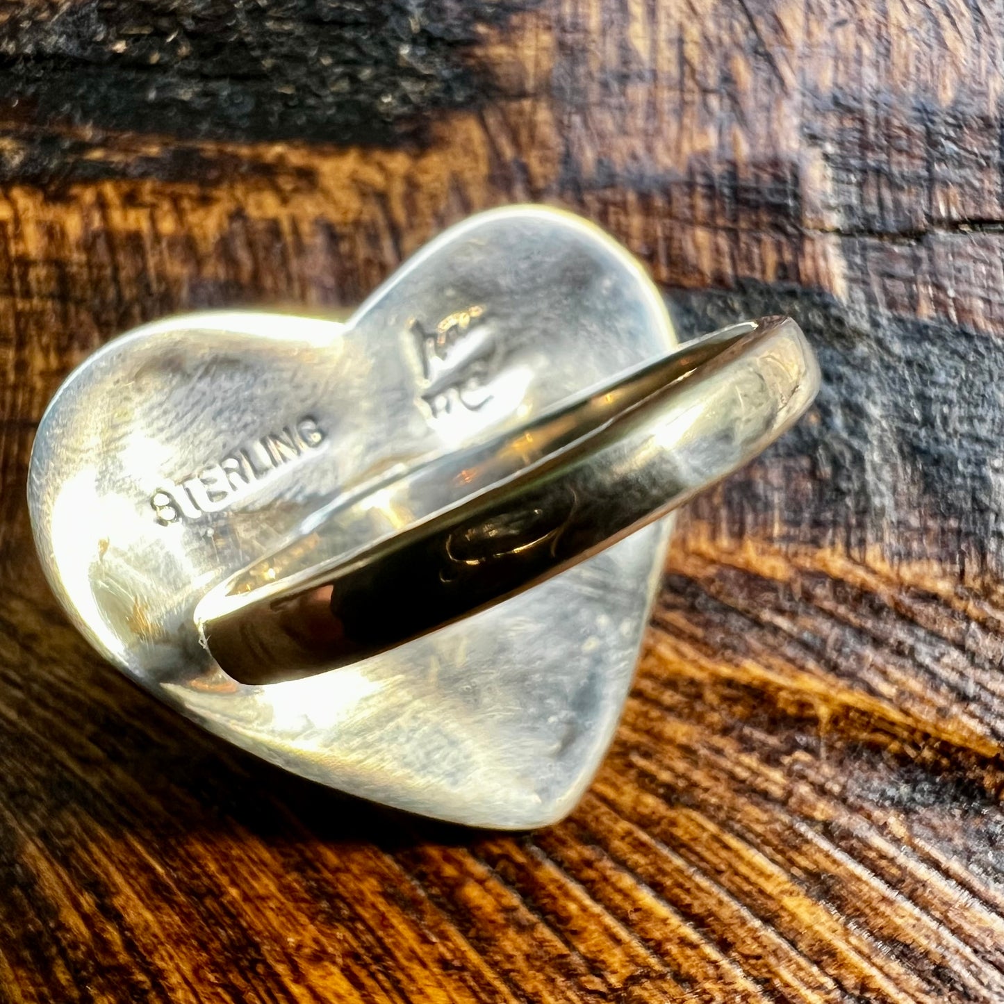 Queen Conch Heart Ring – Size 7.5 | Sterling Silver