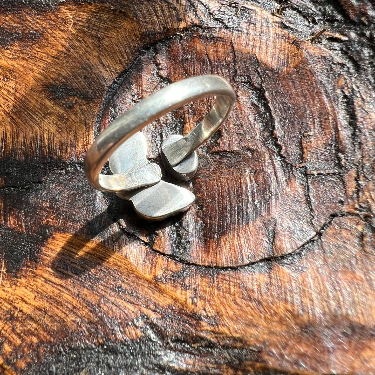 Sterling Silver Kingman Turquoise Spiny Oyster Floater Ring Size 8 Southwest