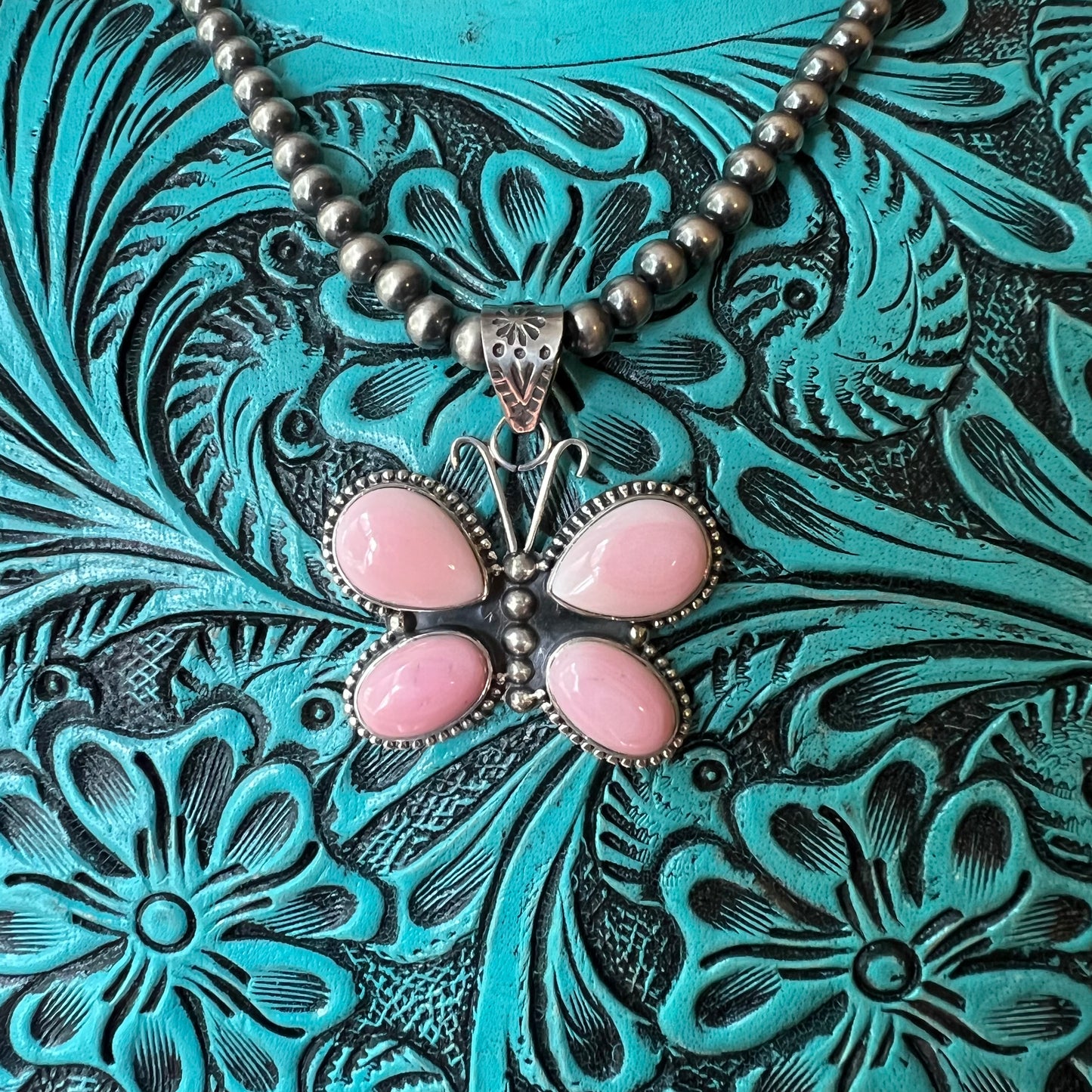 Queen Conch Butterfly Pendant – Sterling Silver Southwestern Statement
