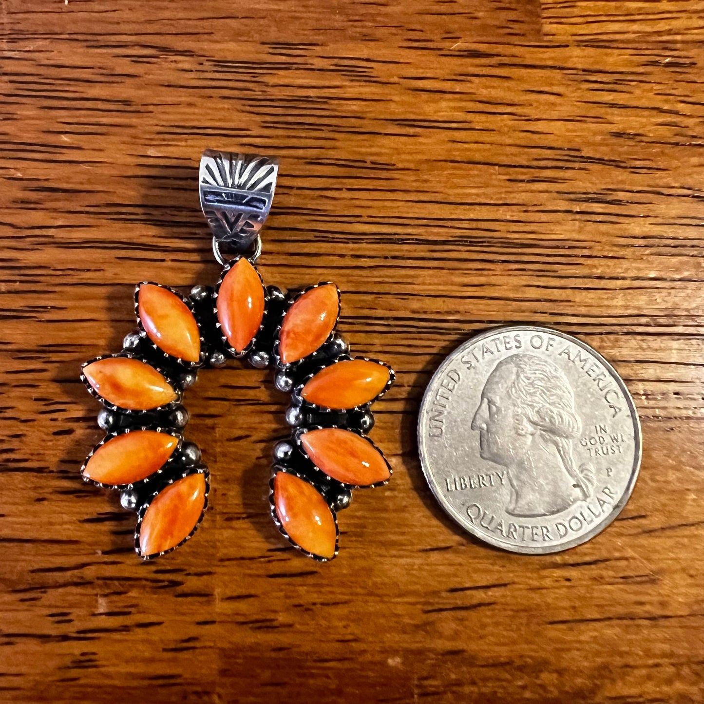 Sterling Silver Spiny Oyster Naja Pendant