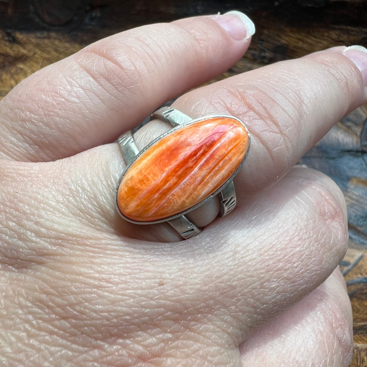 Sterling Silver Statement Rings – Turquoise, Queen Conch or Spiny Oyster