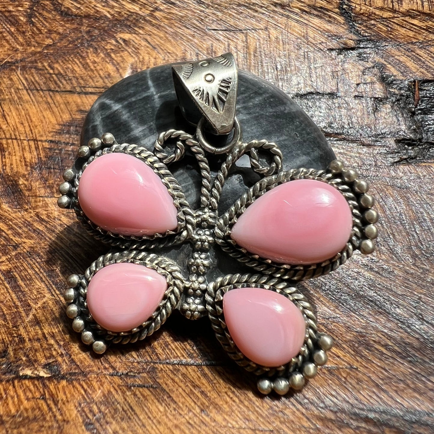 Sterling Silver Queen Conch Butterfly Pendant