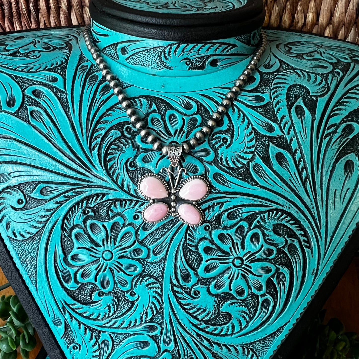 Queen Conch Butterfly Pendant – Sterling Silver Southwestern Statement