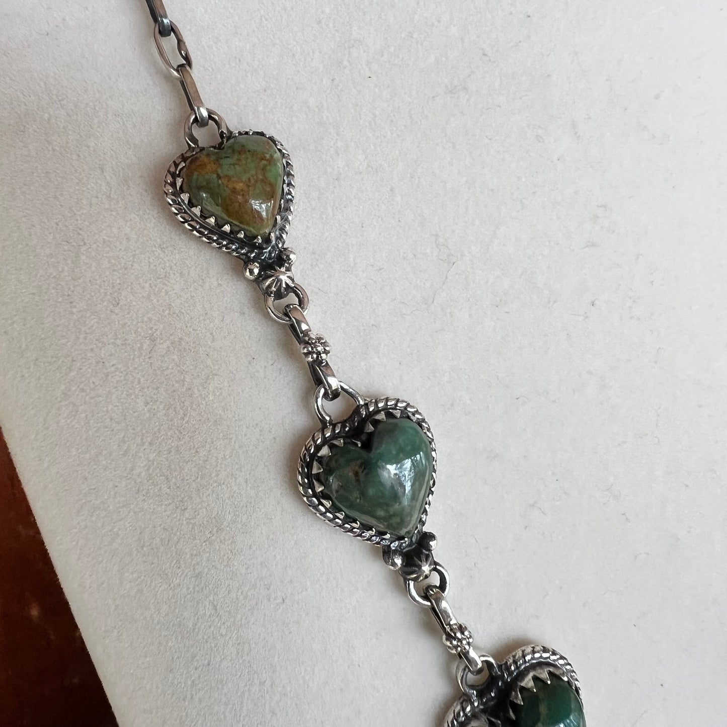 Statement Turquoise Necklace in Solid Sterling Silver