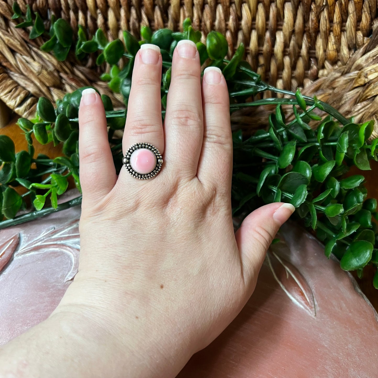 Sterling Silver Queen Conch Ring Size 8