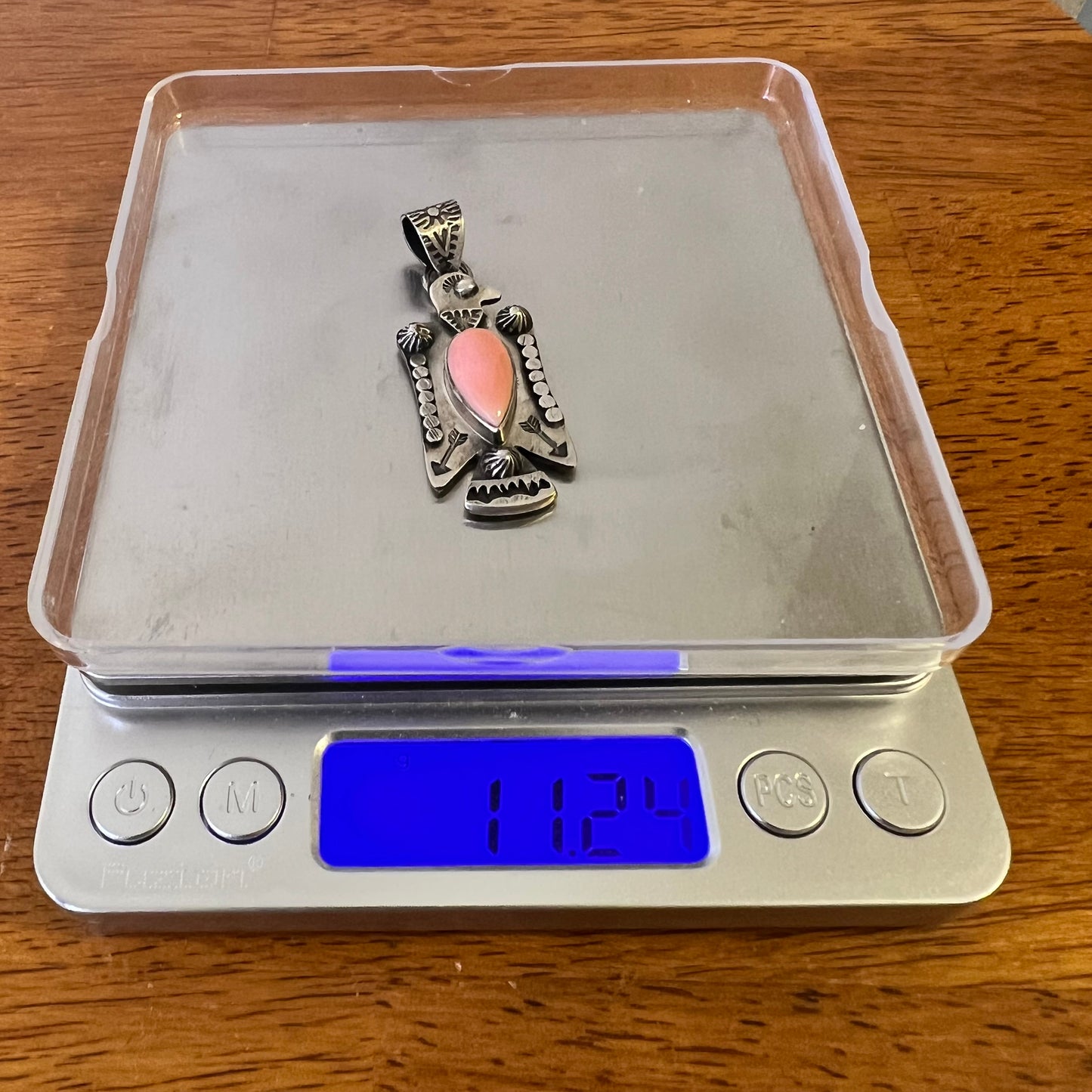 Queen Conch Thunderbird Pendant