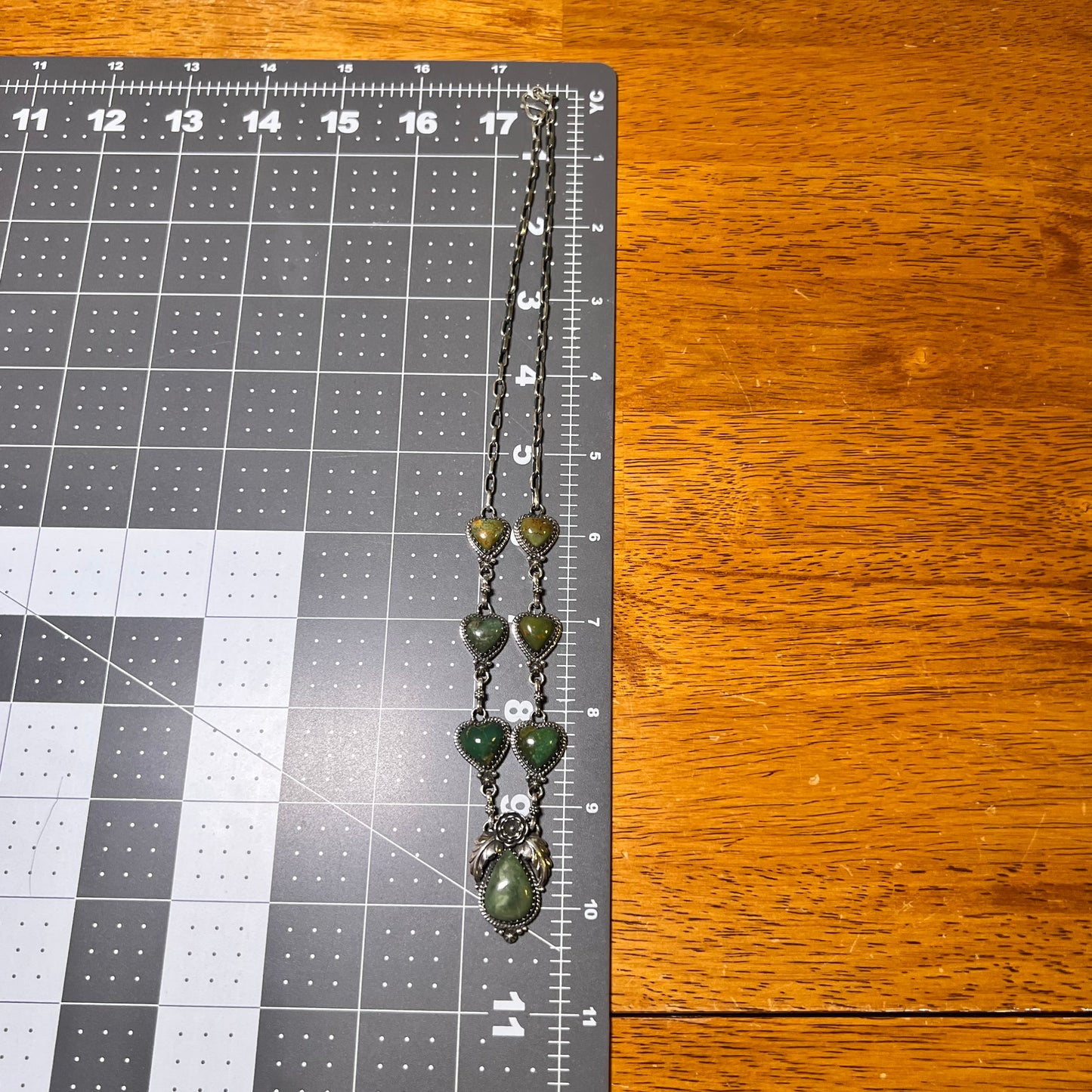 Statement Turquoise Necklace in Solid Sterling Silver